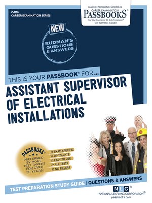cover image of Assistant Supervisor of Electrical Installations